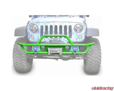 Steinjager Bumper, Front, Tube Wrangler JK 2007-2018 Neon Green - J0048125