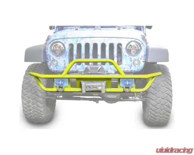 Steinjager Bumper, Front, Tube Wrangler JK 2007-2018 Neon Yellow - J0048133