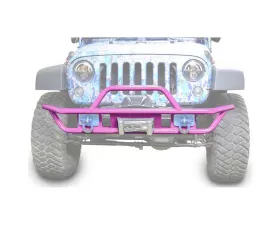 Steinjager Bumper, Front, Tube Wrangler JK 2007-2018 Pinky