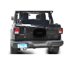Steinjager Spare Tire Carrier Delete Plate Wrangler JL 2018 to Present Bare