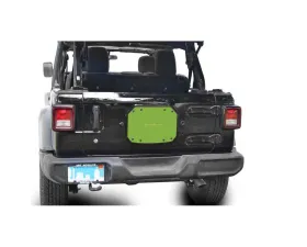Steinjager Spare Tire Carrier Delete Plate Wrangler JL 2018 to Present Gecko Green
