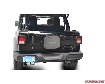 Steinjager Spare Tire Carrier Delete Plate Wrangler JL 2018 to Present Gray Hammertone - J0048221