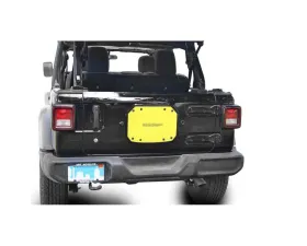 Steinjager Spare Tire Carrier Delete Plate Wrangler JL 2018 to Present Lemon Peel