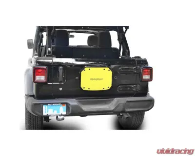 Steinjager Spare Tire Carrier Delete Plate Wrangler JL 2018 to Present Lemon Peel - J0048215