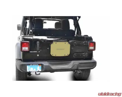 Steinjager Spare Tire Carrier Delete Plate Wrangler JL 2018 to Present Military Beige - J0048219