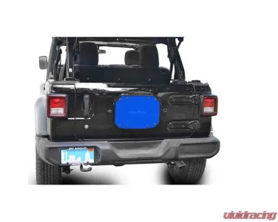 Steinjager Spare Tire Carrier Delete Plate Wrangler JL 2018 to Present Playboy Blue - J0048214