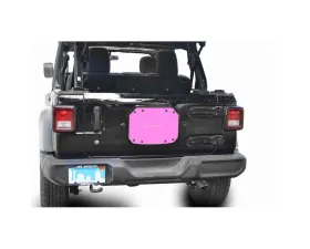 Steinjager Spare Tire Carrier Delete Plate Wrangler JL 2018 to Present Pinky