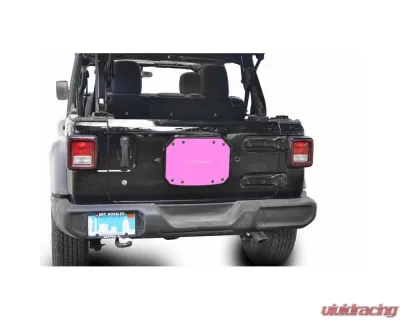 Steinjager Spare Tire Carrier Delete Plate Wrangler JL 2018 to Present Pinky - J0048217
