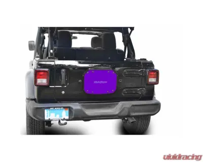 Steinjager Spare Tire Carrier Delete Plate Wrangler JL 2018 to Present Sinbad Purple - J0048222