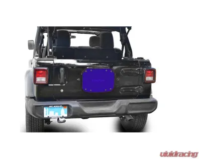 Steinjager Spare Tire Carrier Delete Plate Wrangler JL 2018 to Present Southwest Blue - J0048213