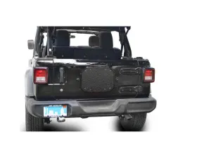 Steinjager Spare Tire Carrier Delete Plate Wrangler JL 2018 to Present Texturized Black