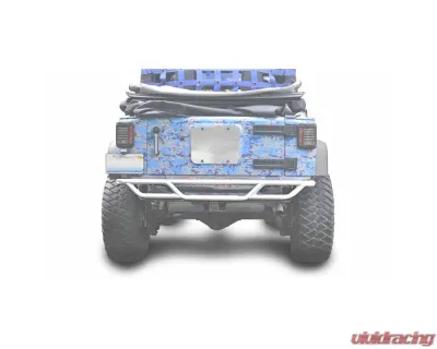 Steinjager Bumpers Wrangler JK 2007-2018 Bumper, Rear, Tube Cloud White - J0048171