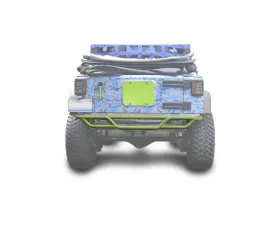 Steinjager Bumpers Wrangler JK 2007-2018 Bumper, Rear, Tube Gecko Green