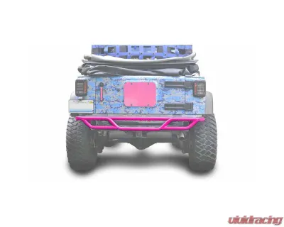 Steinjager Bumpers Wrangler JK 2007-2018 Bumper, Rear, Tube Hot Pink - J0048174