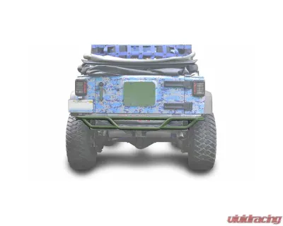 Steinjager Bumpers Wrangler JK 2007-2018 Bumper, Rear, Tube Locas Green - J0048166