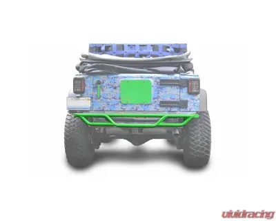 Steinjager Bumpers Wrangler JK 2007-2018 Bumper, Rear, Tube Neon Green - J0048164