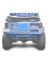Steinjager Bumpers Wrangler JK 2007-2018 Bumper, Rear, Tube Playboy Blue                                     - J0048162 - Image 2
