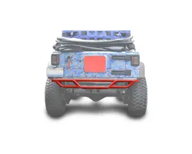 Steinjager Bumpers Wrangler JK 2007-2018 Bumper, Rear, Tube Red Baron