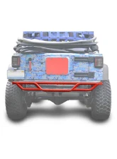 Steinjager Bumpers Wrangler JK 2007-2018 Bumper, Rear, Tube Red Baron                                     - J0048160 - Image 2