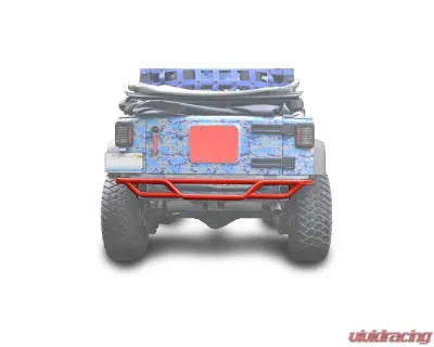 Steinjager Bumpers Wrangler JK 2007-2018 Bumper, Rear, Tube Red Baron - J0048160