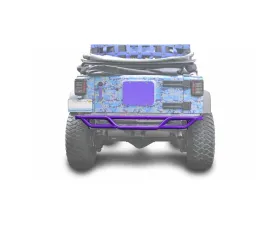 Steinjager Bumpers Wrangler JK 2007-2018 Bumper, Rear, Tube Sinbad Purple