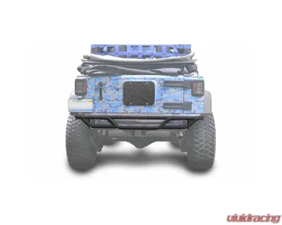 Steinjager Bumpers Wrangler JK 2007-2018 Bumper, Rear, Tube Texturized Black - J0048168