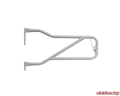 Steinjager Doors, Tubular Gladiator JT 2019 to Present Gray Hammertone Front Doors - J0048946