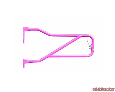 Steinjager Doors, Tubular Gladiator JT 2019 to Present Hot Pink Front Doors - J0048951