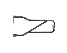 Steinjager Doors, Tubular Gladiator JT 2019 to Present Texturized Black Front Doors