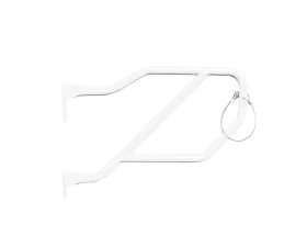 Steinjager Doors, Tubular Gladiator JT 2019 to Present Cloud White Rear Doors