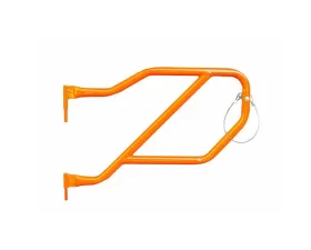 Steinjager Doors, Tubular Gladiator JT 2019 to Present Fluorescent Orange Rear Doors