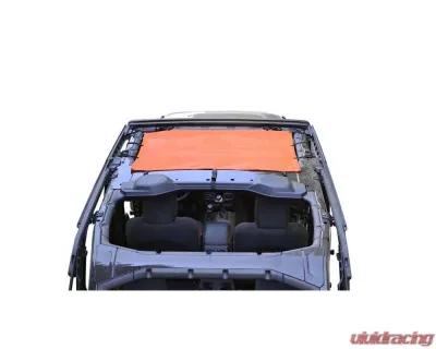 Steinjager Tops, Fabric Teddy Wrangler JL 2018 to Present Front Seats only Orange - J0048409