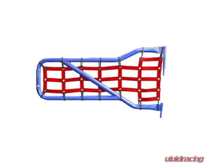Steinjager Doors, Covers Gladiator JT 2019 to Present Front Doors Only Red Cargo Design - J0049033