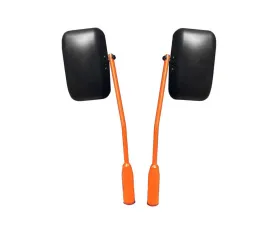 Steinjager Mirror Gladiator JT 2019 Door Hinge Mounted Poly Isolated Fluorescent Orange