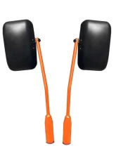Steinjager Mirror Gladiator JT 2019 Door Hinge Mounted Poly Isolated Fluorescent Orange                                     - J0048917 - Image 4