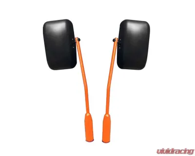 Steinjager Mirror Gladiator JT 2019 Door Hinge Mounted Poly Isolated Fluorescent Orange - J0048917