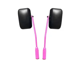 Steinjager Mirror Gladiator JT 2019 Door Hinge Mounted Poly Isolated Hot Pink