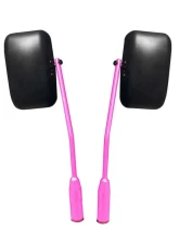 Steinjager Mirror Gladiator JT 2019 Door Hinge Mounted Poly Isolated Hot Pink                                     - J0048933 - Image 4