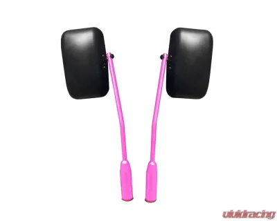 Steinjager Mirror Gladiator JT 2019 Door Hinge Mounted Poly Isolated Hot Pink - J0048933