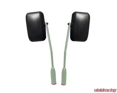 Steinjager Mirror Gladiator JT 2019 Door Hinge Mounted Poly Isolated Locas Green - J0048924