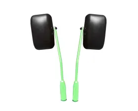 Steinjager Mirror Gladiator JT 2019 Door Hinge Mounted Poly Isolated Neon Green