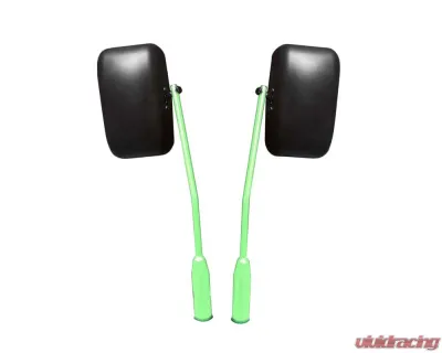 Steinjager Mirror Gladiator JT 2019 Door Hinge Mounted Poly Isolated Neon Green - J0048922