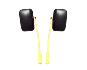 Steinjager Mirror Gladiator JT 2019 Door Hinge Mounted Poly Isolated Neon Yellow