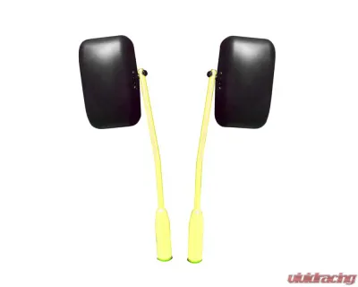 Steinjager Mirror Gladiator JT 2019 Door Hinge Mounted Poly Isolated Neon Yellow - J0048931