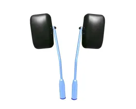 Steinjager Mirror Gladiator JT 2019 Door Hinge Mounted Poly Isolated Playboy Blue