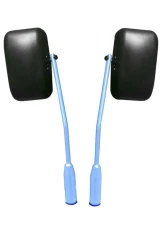 Steinjager Mirror Gladiator JT 2019 Door Hinge Mounted Poly Isolated Playboy Blue                                     - J0048920 - Image 4
