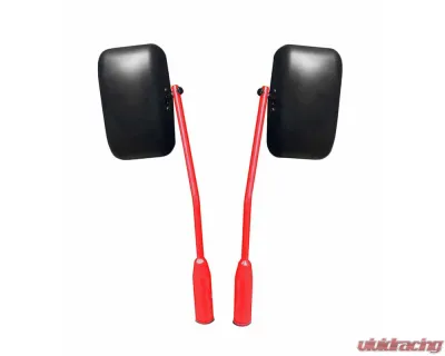 Steinjager Mirror Gladiator JT 2019 Door Hinge Mounted Poly Isolated Red Baron - J0048918