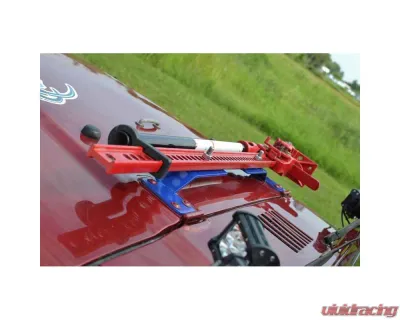 Steinjager High Lift Mount Kit Wrangler TJ 1997-2006 Hood Mount Sinbad Purple - J0048299