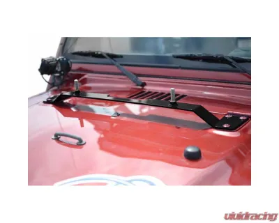 Steinjager High Lift Mount Kit Wrangler TJ 1997-2006 Hood Mount Black - J0048287