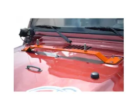 Steinjager High Lift Mount Kit Wrangler TJ 1997-2006 Hood Mount Fluorescent Orange
